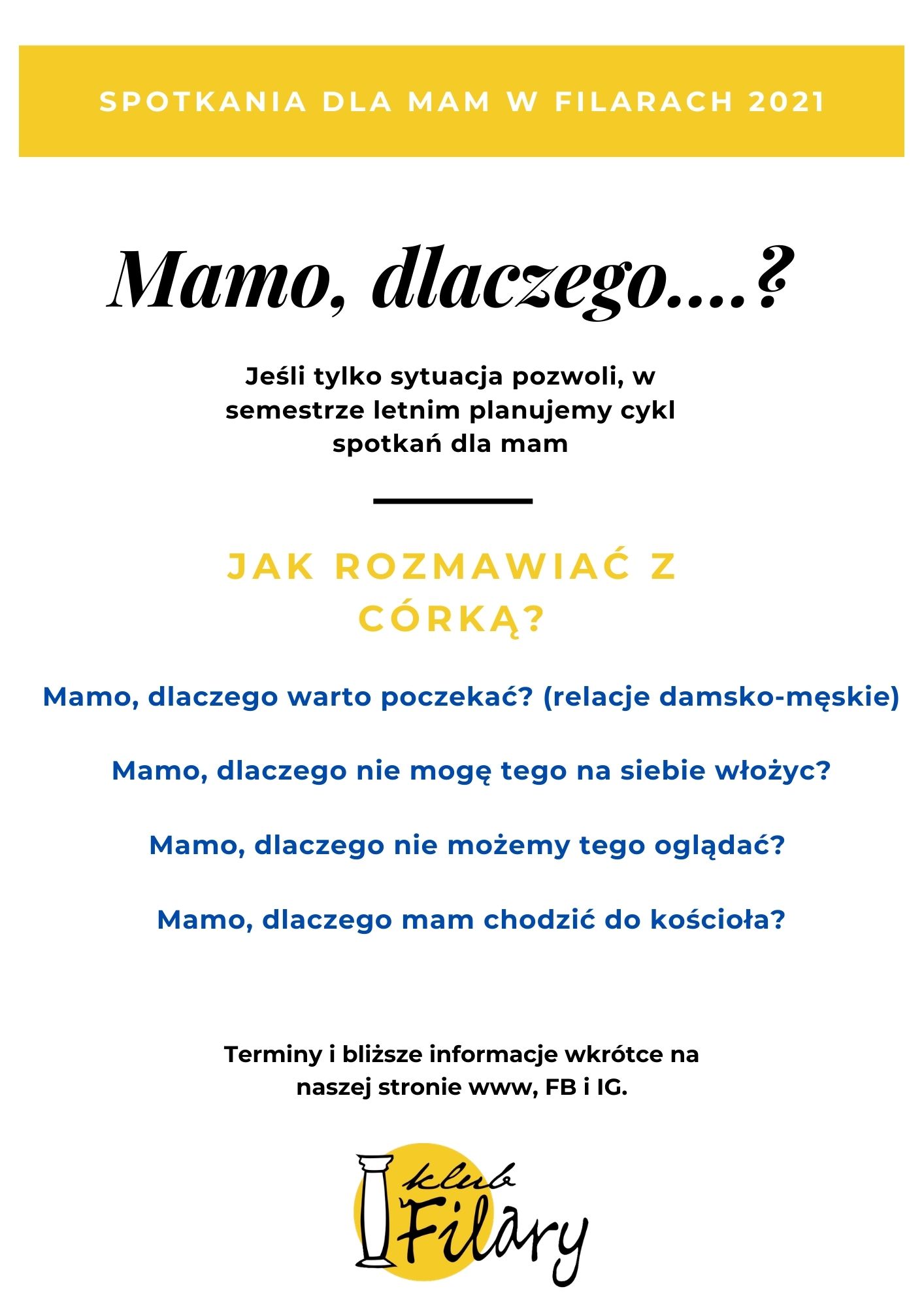 Mamo, dlaczego….?