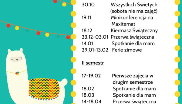 Kalendarium Wydarzeń 2021/22 Kalendarium Wydarzeń 2021/22