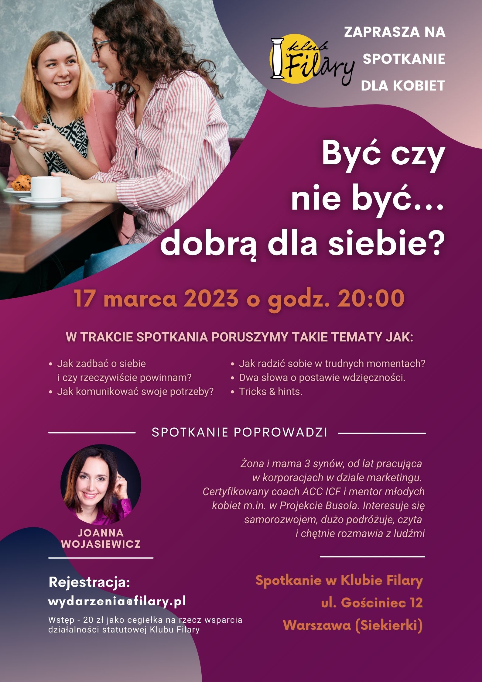 „Być czy nie być… dobrą dla siebie?”